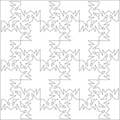 Simple line patterns. Digital design.Black and white pattern for web page, textures, card, poster, fabric, textile. Abstract Wallpaper with Repeating ornament.