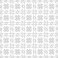 Simple line patterns. Digital design.Black and white pattern for web page, textures, card, poster, fabric, textile. Abstract Wallpaper with Repeating ornament.