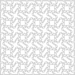 Simple line patterns. Digital design.Black and white pattern for web page, textures, card, poster, fabric, textile. Abstract Wallpaper with Repeating ornament.
