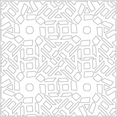 Simple line patterns. Digital design.Black and white pattern for web page, textures, card, poster, fabric, textile. Abstract Wallpaper with Repeating ornament.