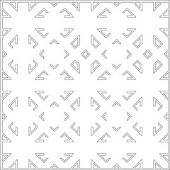 Simple line patterns. Digital design.Black and white pattern for web page, textures, card, poster, fabric, textile. Abstract Wallpaper with Repeating ornament.