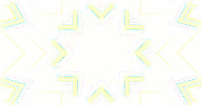 Vibrant tunnel video loop with dynamic patterns and colors for engaging screensaver experience