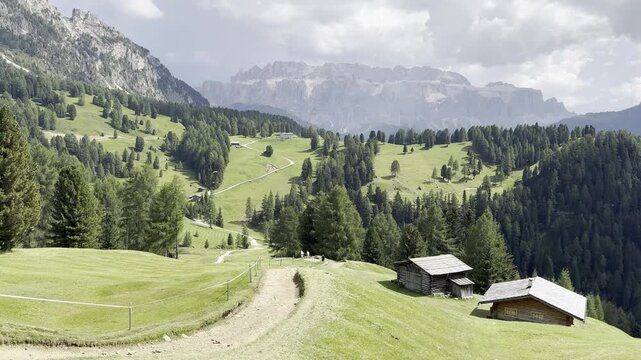 mountain landscape in the alps