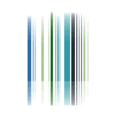 Obraz premium Abstract vertical stripes in various shades of blue green and gray.