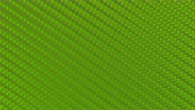 green metallic carbon fiber texture, carbon fabric 3D material.