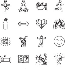 set of icons for web