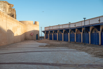 La plage de Essaouira au Maroc