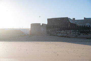 La plage de Essaouira au Maroc