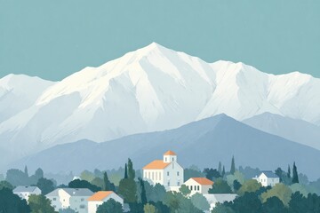 Woman on a sand dune looking at the full moon at night