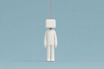 A robot scientist working in a lab