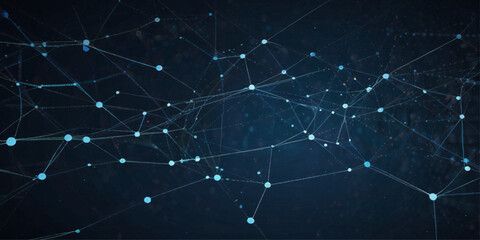 technology beautiful wavy blue light lines with digital effect corporate concept. Wave line of flowing particles vector background	