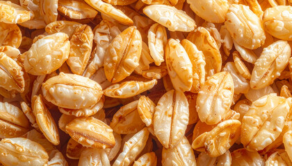 Close-up of Toasted Oats