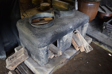 かまど 昔の台所