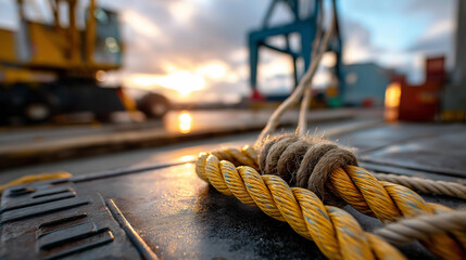 Container in European harbor port maritime terminal shipping operations cargo handling international trade port logistics freight infrastructure commercial harbor bokeh