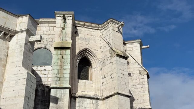 Lisbon, Portugal, Convento do Carmo, historic Gothic convent ruins and landmark architecture in the Chiado district, cultural heritage and famous tourist attraction
