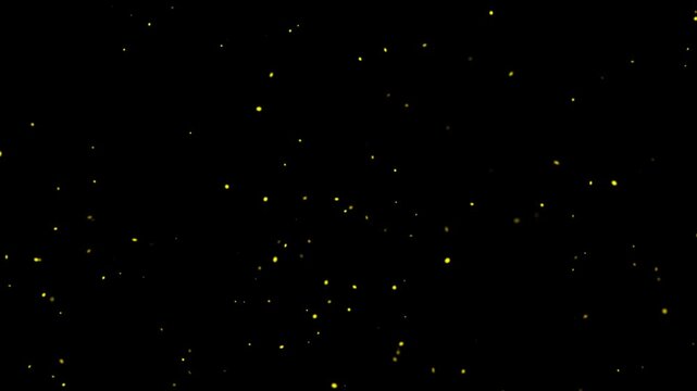 Cinematic fire flakes and bonfire dust particles animation, perfect for campfire scenes, cinematic intros, warm night atmospheres, Glowing Bonfire Ash and Flame Particles