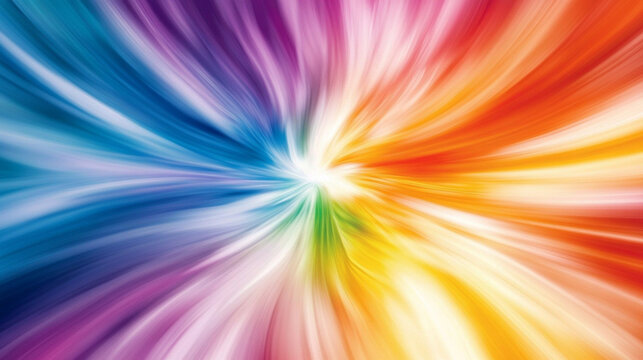 Abstract blur of colors representing the emotional spectrum, blending warm and cool hues into a flowing, expressive, and dynamic visual composition.