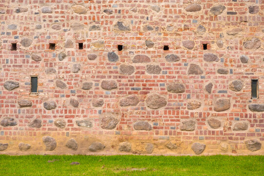 Old wall made of the Jerusalem stone wall. Israel