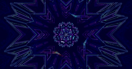 Colorful tunnel video vj loop screensaver offers seamless movement and dynamic visuals for your display