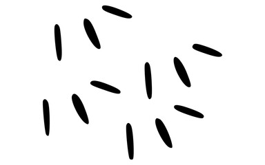 Scattered Hand Drawn Short Dash Line Sprinkle Texture Vector