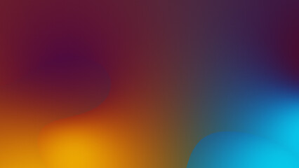 Vibrant Abstract Gradient Background With Warm Orange To Cool Blue Tones