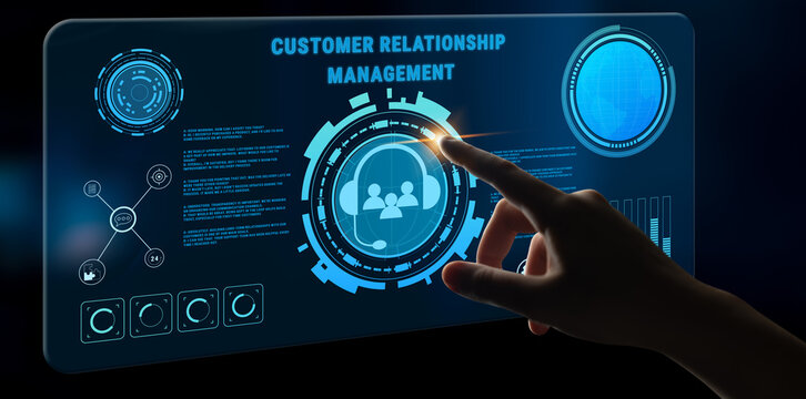 Customer Relationship Management (CRM) system for business. A platform to manage customer interactions, support services, and improve satisfaction. Motif