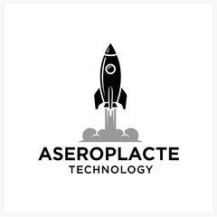 Aerospace Rocket Launch Modern Technology Startup Logo Design