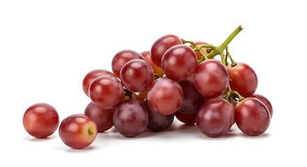 Fresh and Delicious Red Grapes A Bunch of Ripe Fruit Ready to Eat and Enjoy