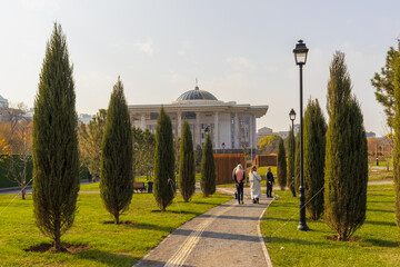 27 October 2025 Almatys new park, built on the site of the former presidential residence, Almaty City, Kazakhstan