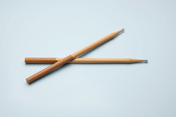 Naklejka premium Generative AI simple writing tools on a neutral background.