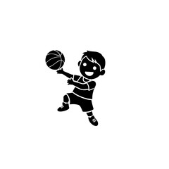 Boy with Basketball