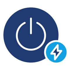 Power Blue Color Icon