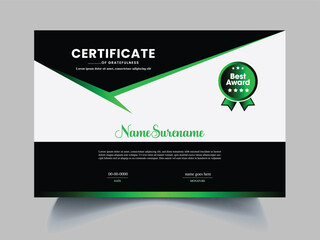 certificate design template