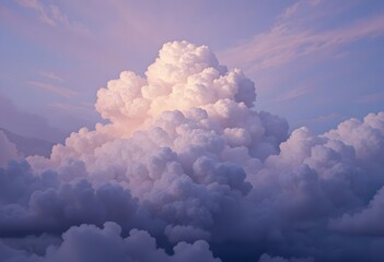 clouds over the purple sky
