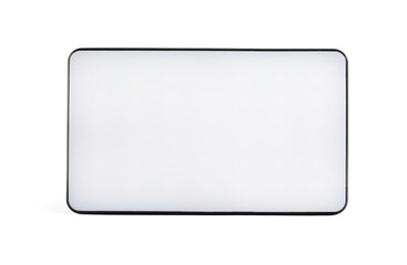 One stylish LED lamp isolated on white