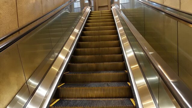 golden-toned aluminium composite cladding panels covering the sides of an