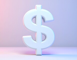 ミニマルで未来的な3Dオブジェクト記号
