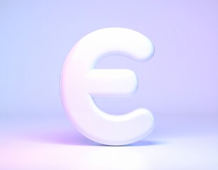 ミニマルで未来的な3Dオブジェクト記号