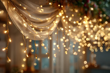golden string light christmas string light