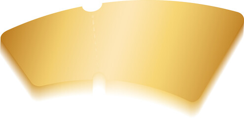 Golden Fly Voucher PNG Decorative for Promotion and Marketing