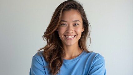 Smiling Young Asian Woman Portrait