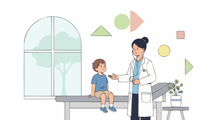 doctor and patient in hospital