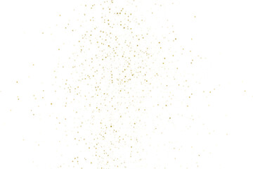 Abstract swirling pattern of tiny shimmering particles creating a cosmic nebula effect isolated on transparent background