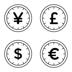 Business Currency Dollar icon pack symbols Money Logo