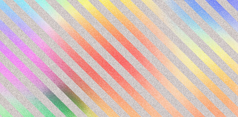 Vibrant Rainbow Gradient Diagonal Stripes Abstract Background