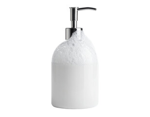 Foaming Soap Pump Dispenser Isolated on White Background