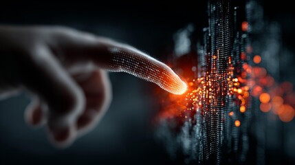 Digital Touch Interacting With Data Stream