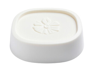 Empty Petal Soap Mold Isolated on White Background