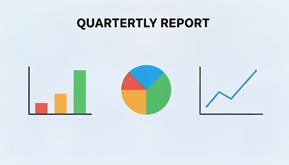 Modern Quarterly Financial Report Visualization