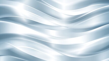 Fototapeta premium Flowing Minimalist Abstract Background in Light Blue and White 